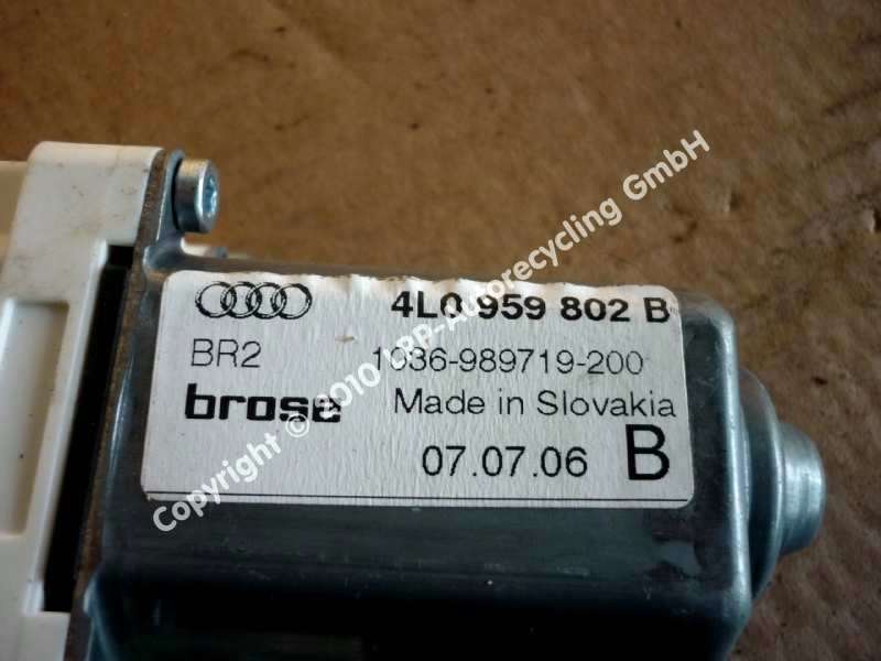 Audi Q7 4L original Fensterhebermotor hinten rechts BJ2006